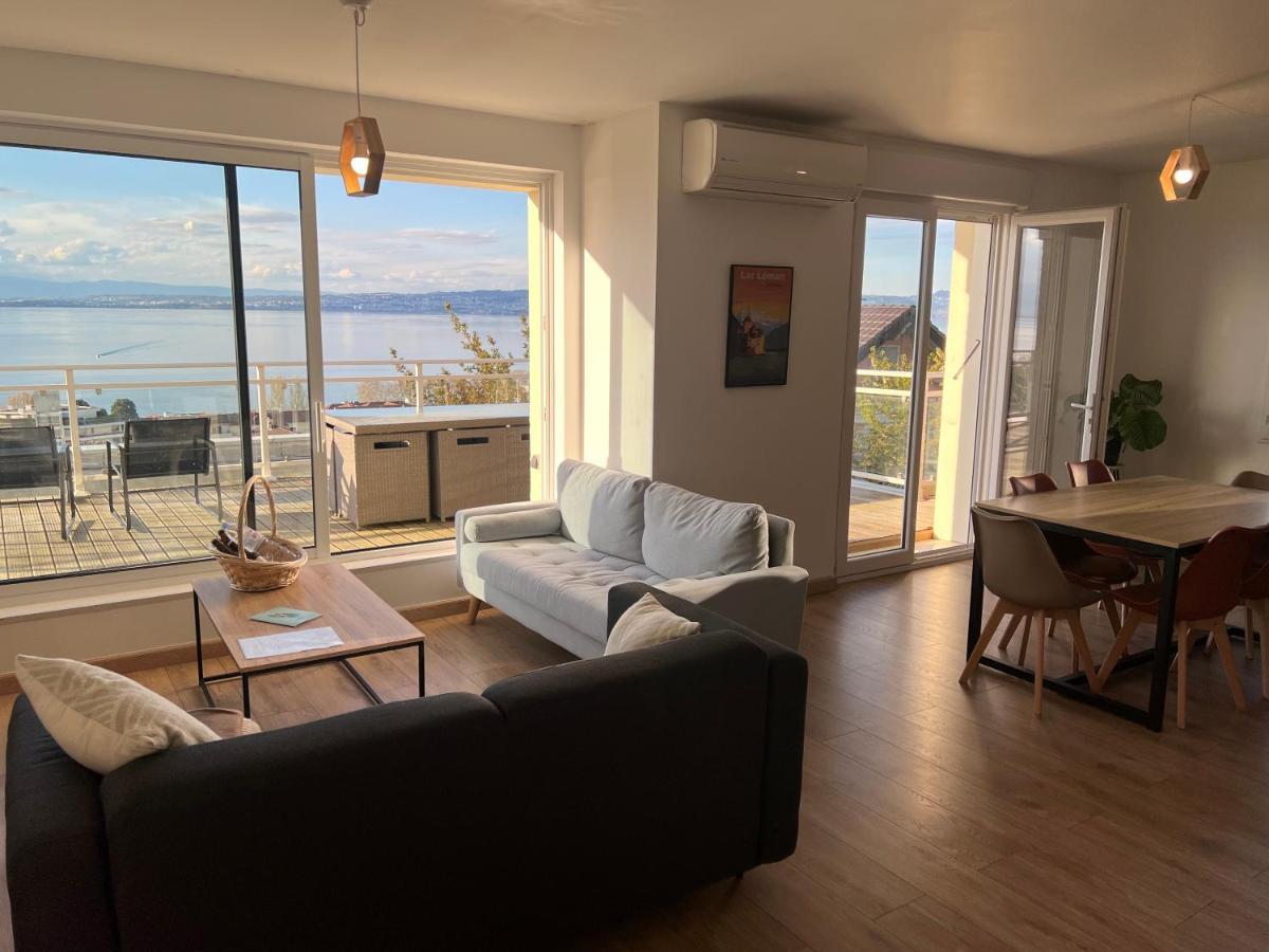 Leman Panoramique Avec Terrasse A Deux Pas Du Centre-Ville Évian-les-Bains Екстериор снимка